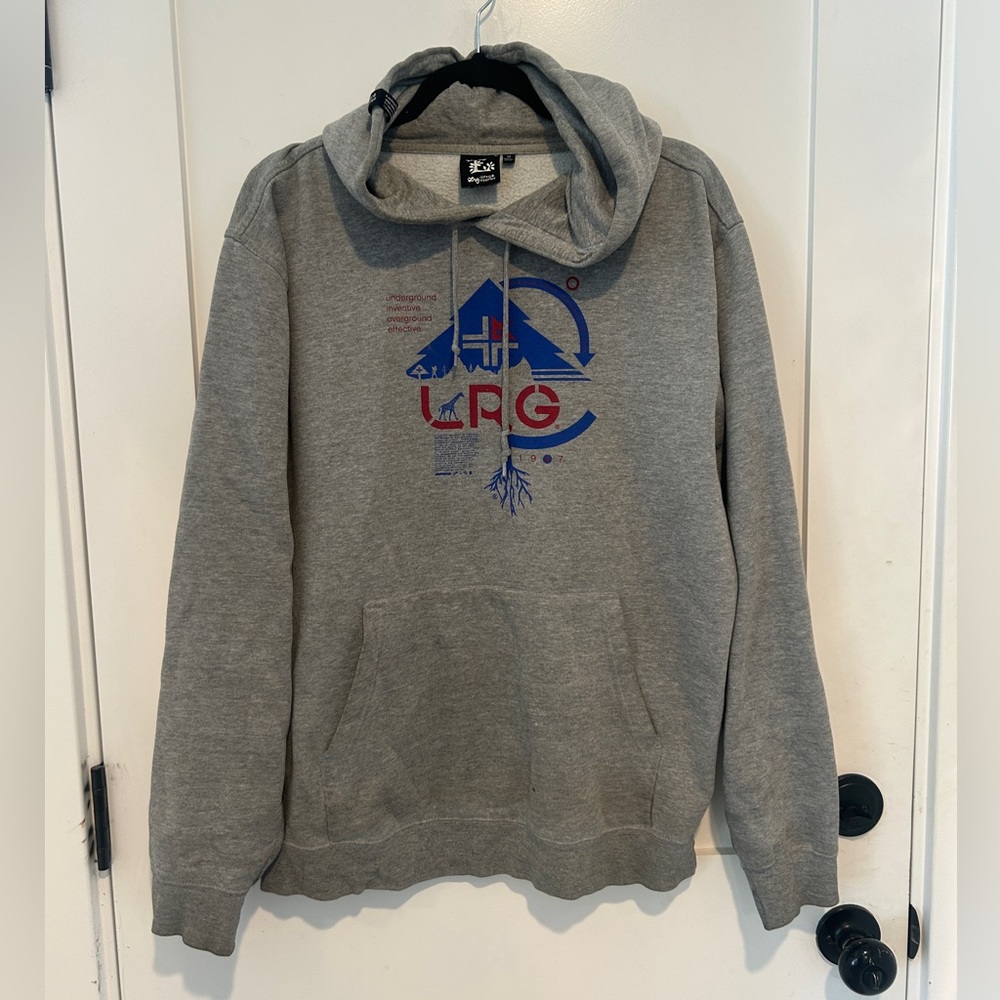 LRG Vintage SOLD OUT Tree Logo Hoodie Grey Streetwear Skate Men’s Medium